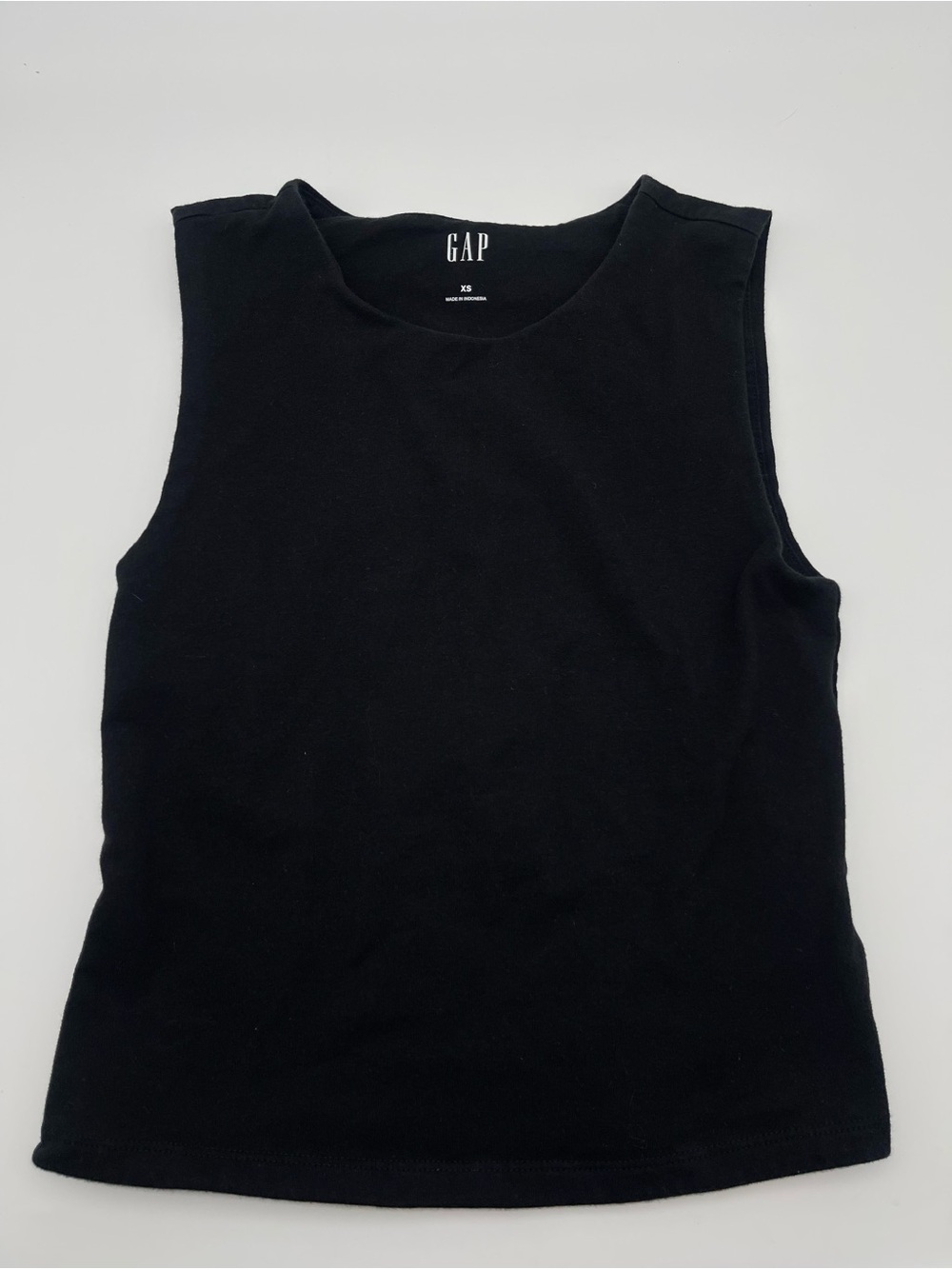 Gap Black Cotton Tank Top Women’s XS Sleeveless